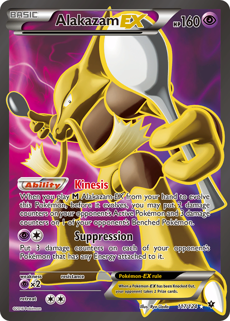 Alakazam EX (117/124) [XY: Fates Collide] | The Time Vault CA