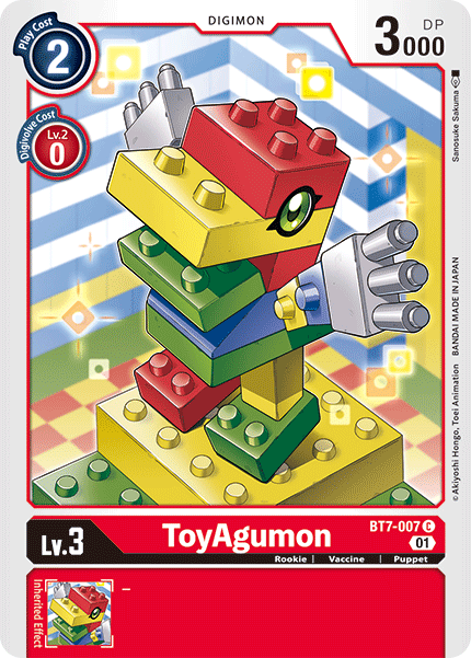 ToyAgumon [BT7-007] [Next Adventure] | The Time Vault CA