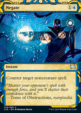 Negate (Foil Etched) [Strixhaven: Mystical Archive] | The Time Vault CA