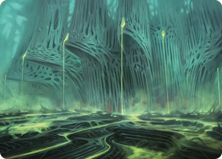 Swamp Art Card [Phyrexia: All Will Be One Art Series] | The Time Vault CA