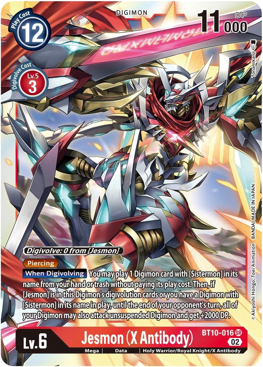 Jesmon (X Antibody) [BT10-016] [Xros Encounter] | The Time Vault CA