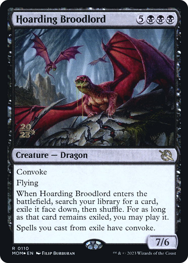 Hoarding Broodlord [March of the Machine Prerelease Promos] | The Time Vault CA