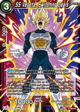SS Vegeta, Switching Gears (P-296) [Tournament Promotion Cards] | The Time Vault CA