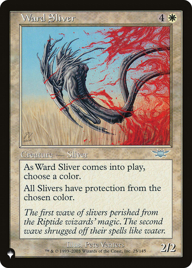 Ward Sliver [The List] | The Time Vault CA