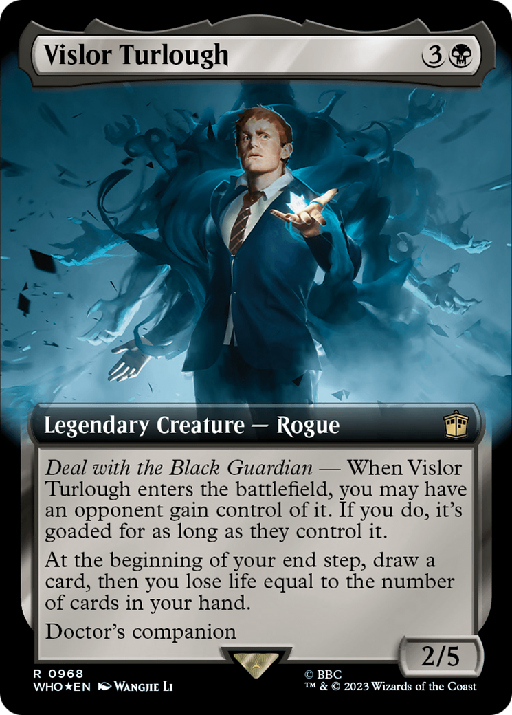 Vislor Turlough (Extended Art) (Surge Foil) [Doctor Who] | The Time Vault CA