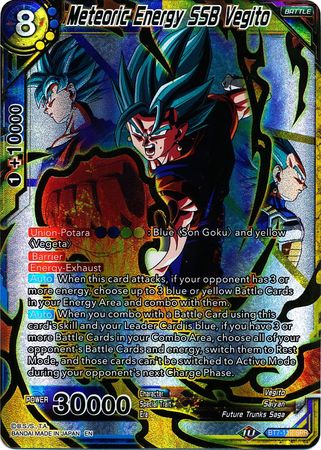 Meteoric Energy SSB Vegito (SPR) (BT7-118) [Assault of the Saiyans] | The Time Vault CA