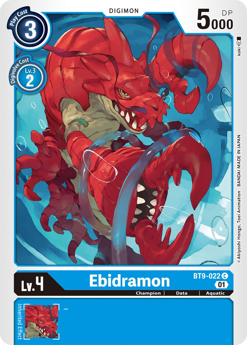 Ebidramon [BT9-022] [X Record] | The Time Vault CA