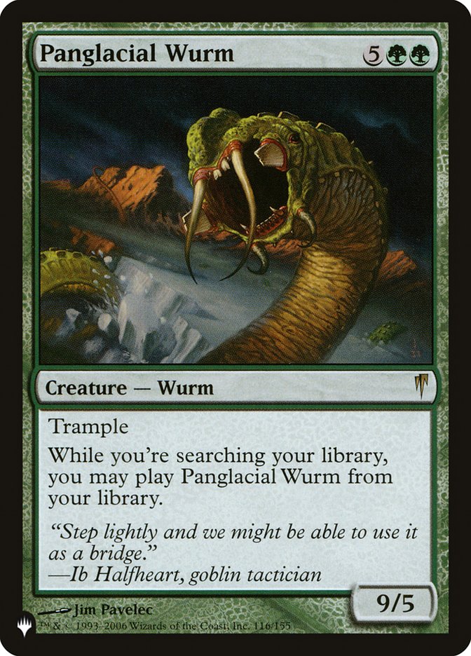 Panglacial Wurm [The List] | The Time Vault CA