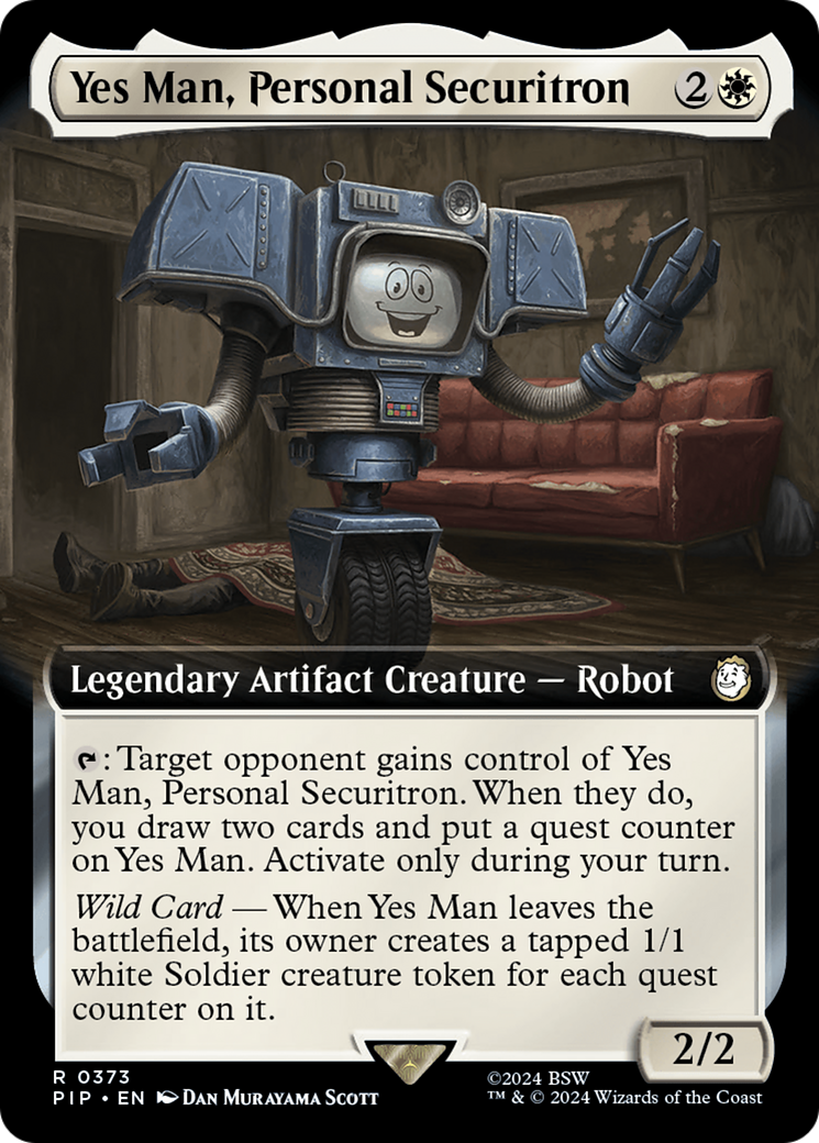 Yes Man, Personal Securitron (Extended Art) [Fallout] | The Time Vault CA