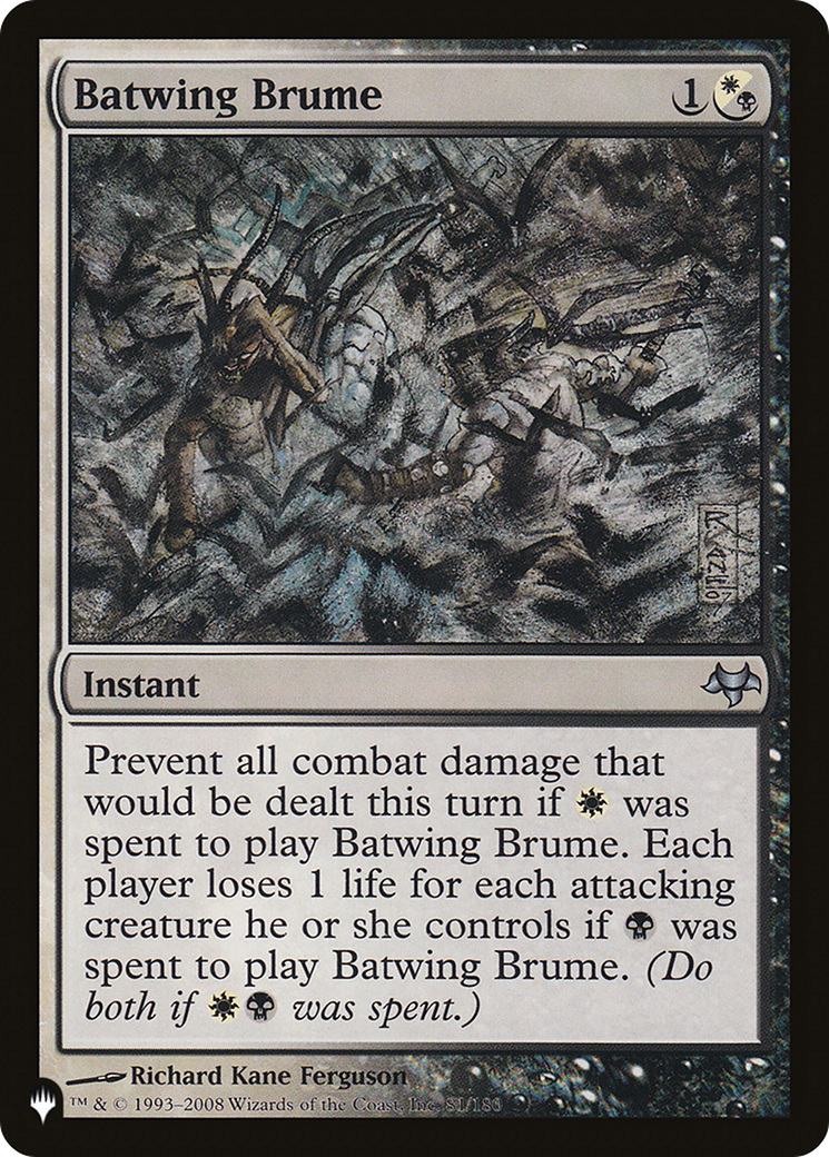 Batwing Brume [The List] | The Time Vault CA