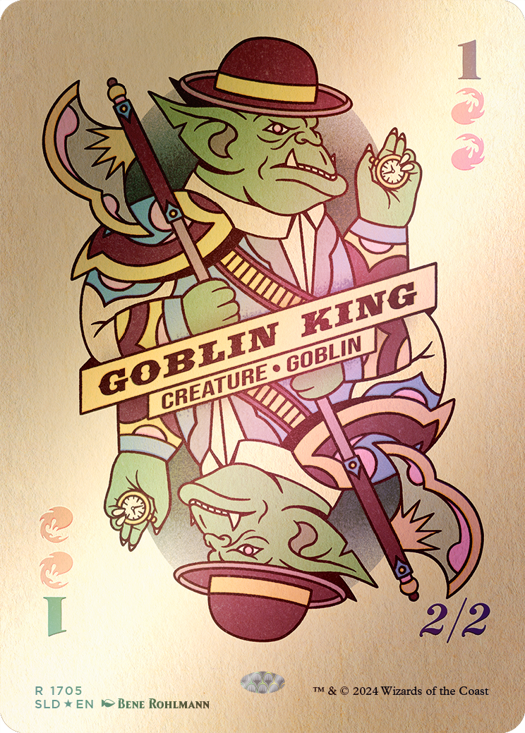 Goblin King (1705) (Rainbow Foil) [Secret Lair Drop Series] | The Time Vault CA