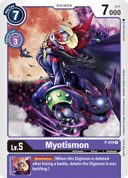 Myotismon [P-019] [Promotional Cards] | The Time Vault CA