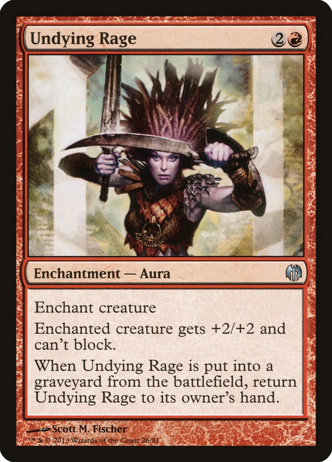 Undying Rage [Duel Decks: Heroes vs. Monsters] | The Time Vault CA