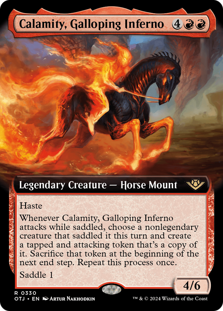 Calamity, Galloping Inferno (Extended Art) [Outlaws of Thunder Junction] | The Time Vault CA