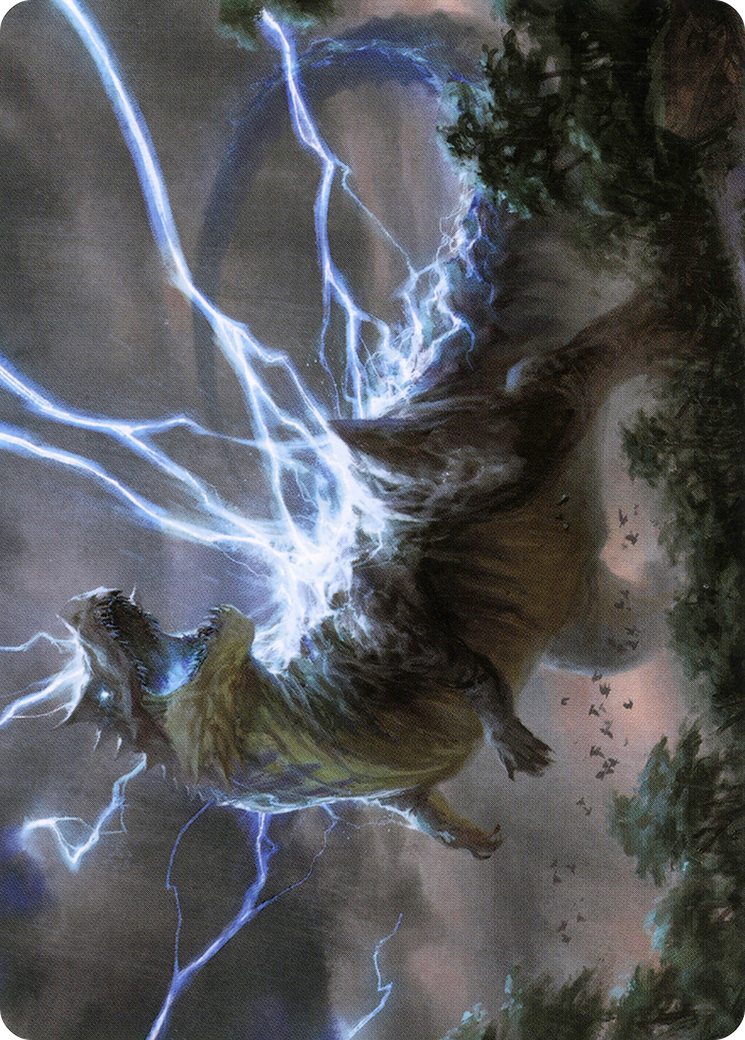 Thrasta, Tempest's Roar Art Card (41) [Modern Horizons 2 Art Series] | The Time Vault CA