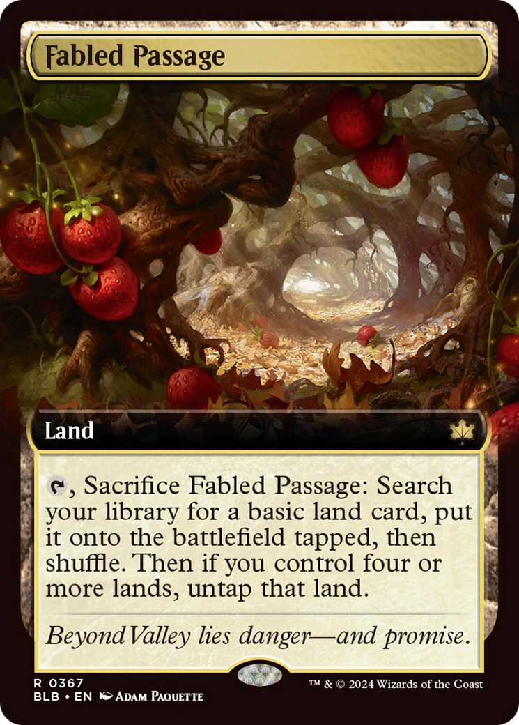 Fabled Passage (Extended Art) [Bloomburrow] | The Time Vault CA