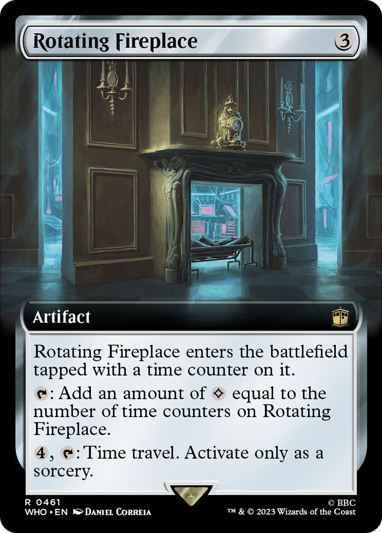 Rotating Fireplace (Extended Art) [Doctor Who] | The Time Vault CA