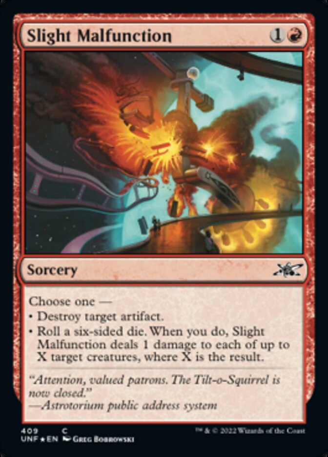 Slight Malfunction (Galaxy Foil) [Unfinity] | The Time Vault CA