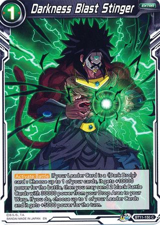 Darkness Blast Stinger (BT11-150) [Vermilion Bloodline] | The Time Vault CA