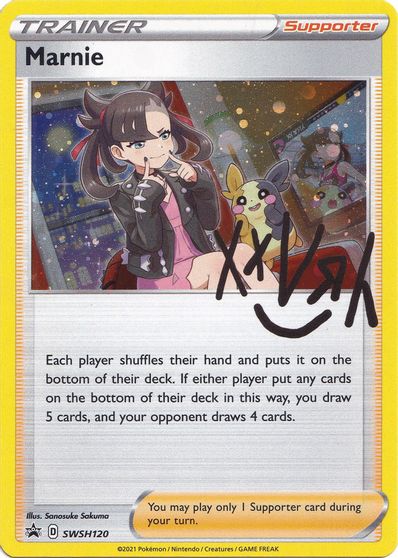 Marnie (SWSH120) [Sword & Shield: Black Star Promos] | The Time Vault CA