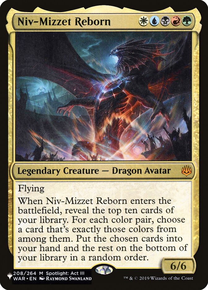 Niv-Mizzet Reborn [The List] | The Time Vault CA