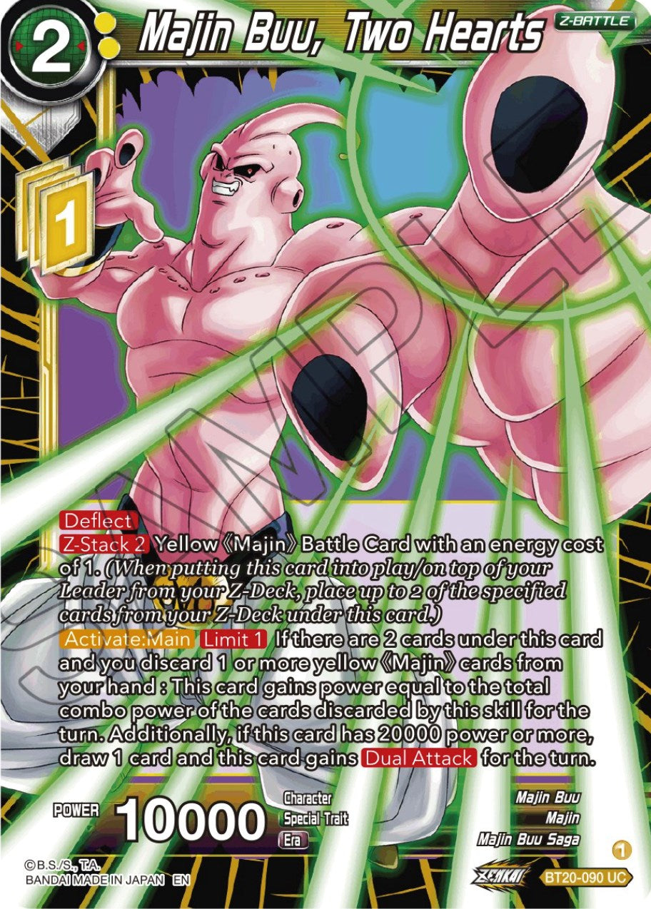 Majin Buu, Two Hearts (BT20-090) [Power Absorbed] | The Time Vault CA