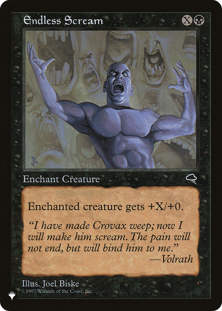 Endless Scream [The List] | The Time Vault CA