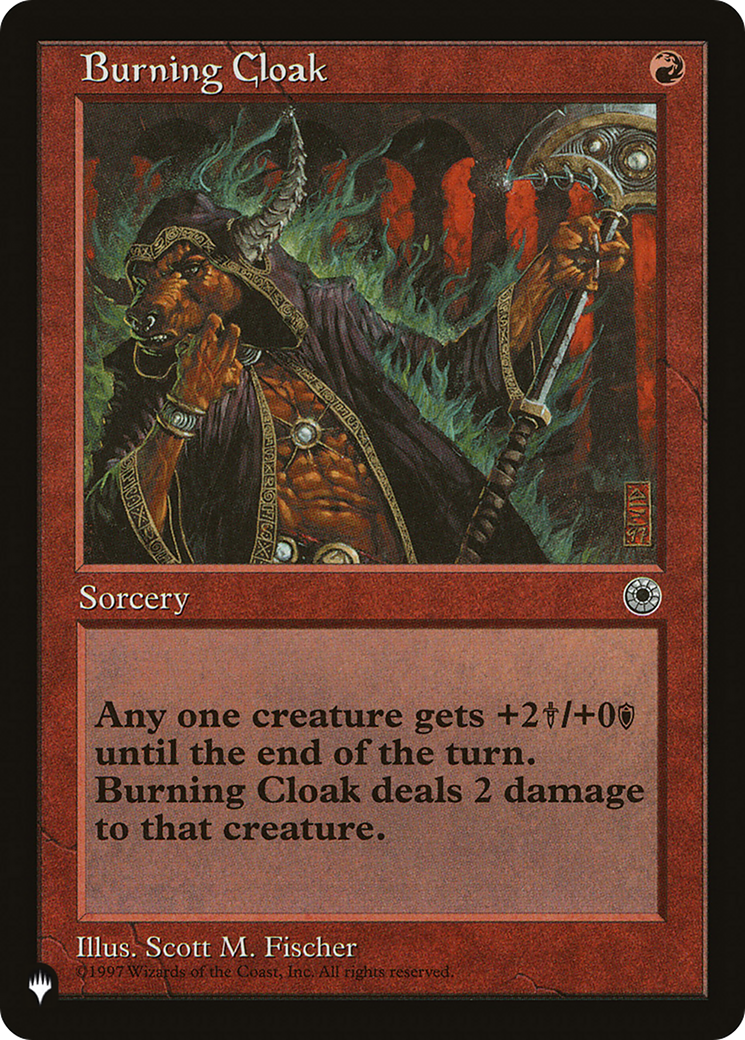 Burning Cloak [The List] | The Time Vault CA