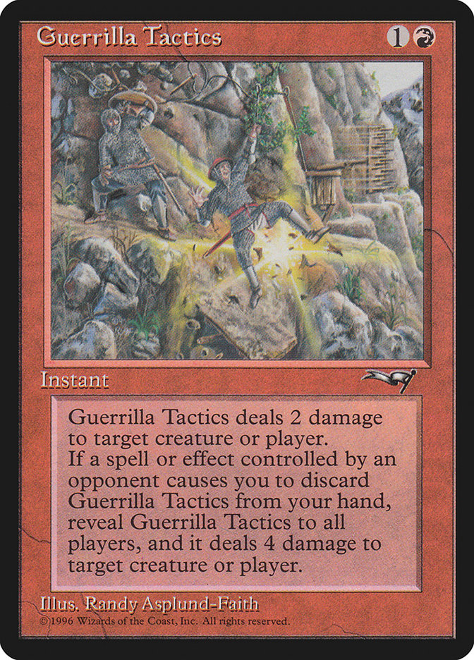 Guerrilla Tactics (Falling) [Alliances] | The Time Vault CA