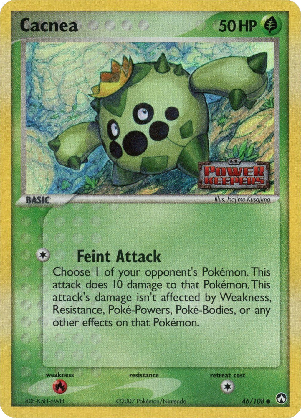 Cacnea (46/108) (Stamped) [EX: Power Keepers] | The Time Vault CA