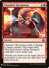 Chandra's Revolution [Mystery Booster] | The Time Vault CA