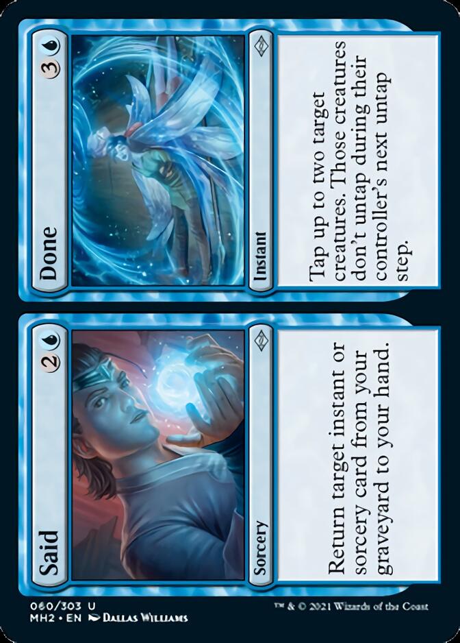 Said // Done [Modern Horizons 2] | The Time Vault CA