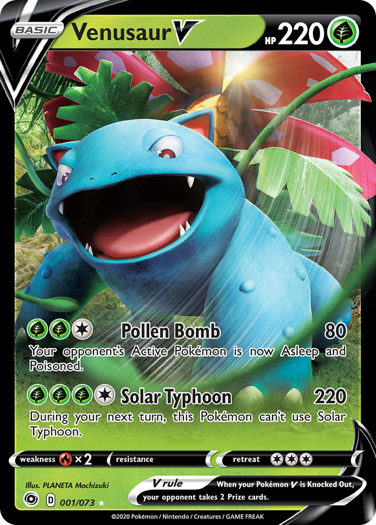 Venusaur V (001/073) [Sword & Shield: Champion's Path] | The Time Vault CA