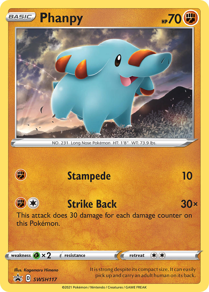 Phanpy (SWSH117) [Sword & Shield: Black Star Promos] | The Time Vault CA