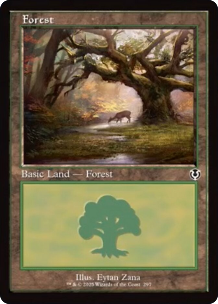 Forest (297) (Retro Frame) [Innistrad Remastered] | The Time Vault CA