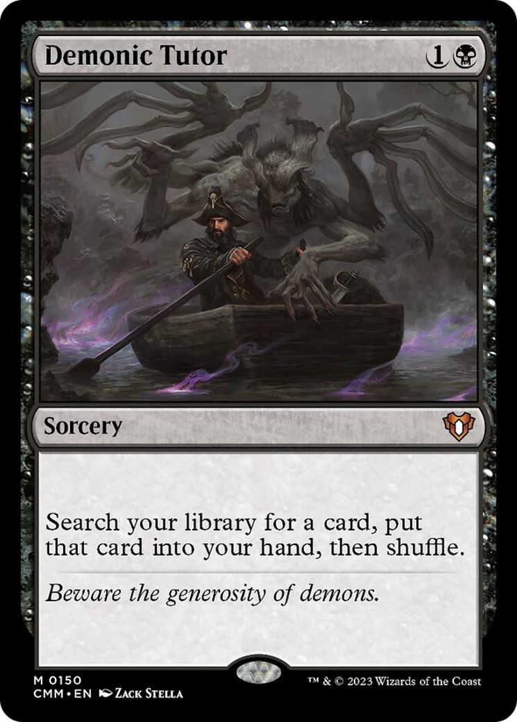 Demonic Tutor [Commander Masters] | The Time Vault CA