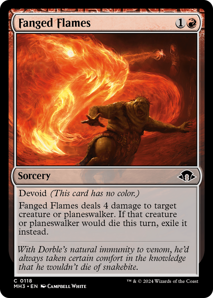 Fanged Flames [Modern Horizons 3] | The Time Vault CA