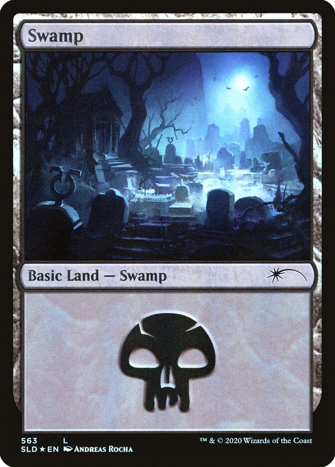 Swamp (Spooky) (563) [Secret Lair Drop Promos] | The Time Vault CA