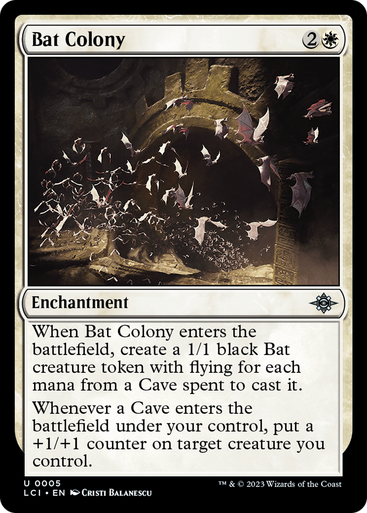 Bat Colony [The Lost Caverns of Ixalan] | The Time Vault CA