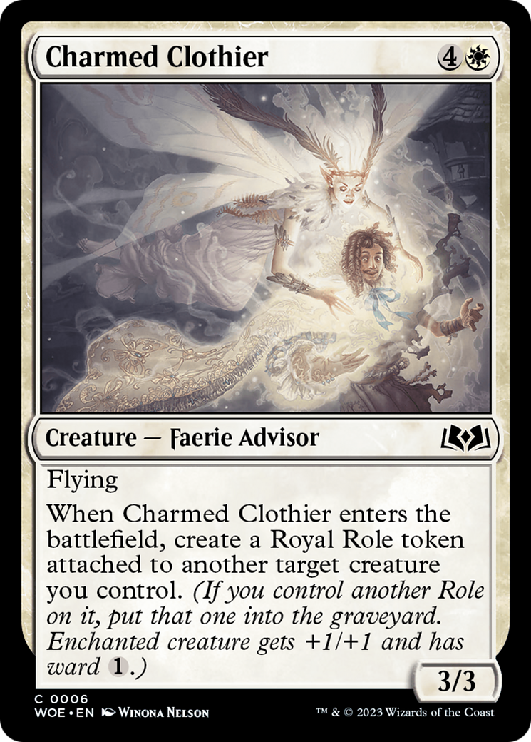 Charmed Clothier [Wilds of Eldraine] | The Time Vault CA
