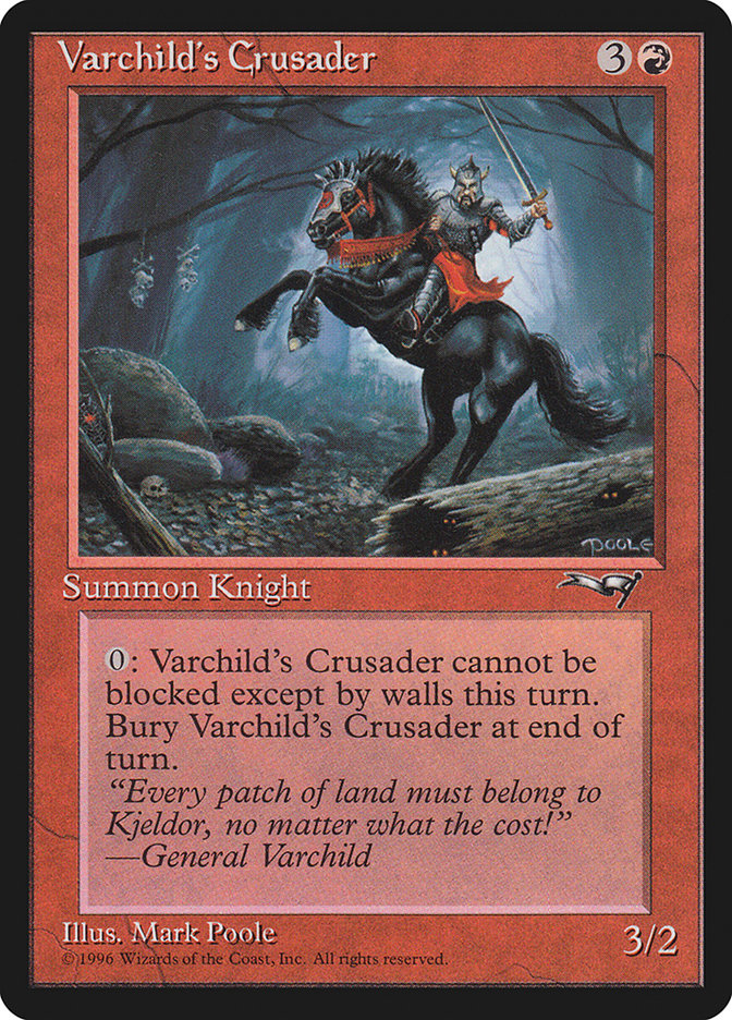 Varchild's Crusader (Black Horse) [Alliances] | The Time Vault CA