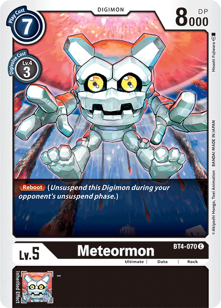 Meteormon [BT4-070] [Great Legend] | The Time Vault CA