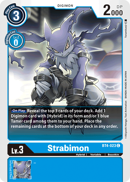 Strabimon [BT4-023] [Great Legend] | The Time Vault CA