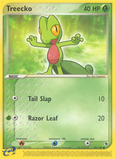 Treecko (76/109) [EX: Ruby & Sapphire] | The Time Vault CA