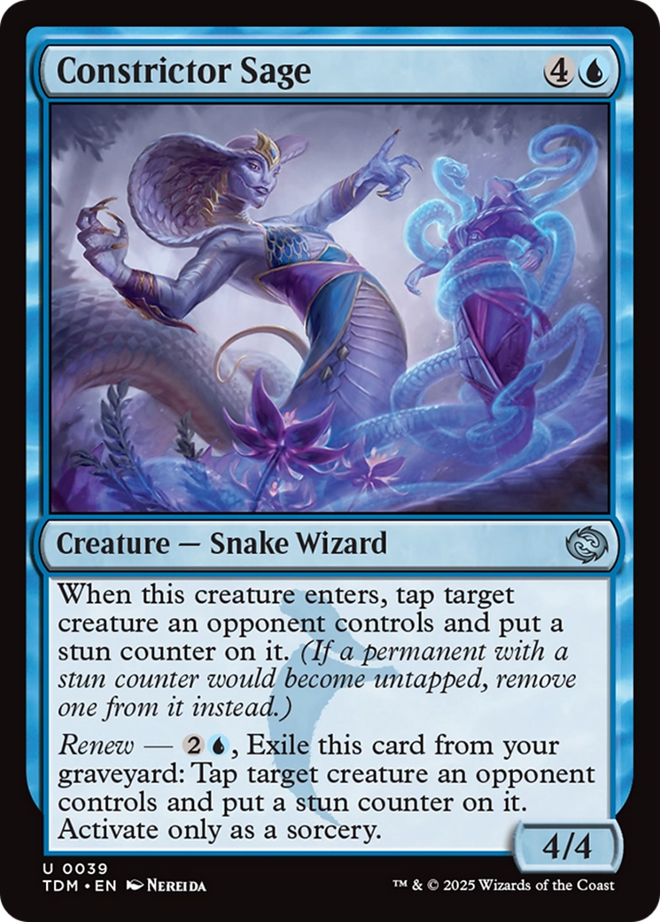 Constrictor Sage [Tarkir: Dragonstorm] | The Time Vault CA