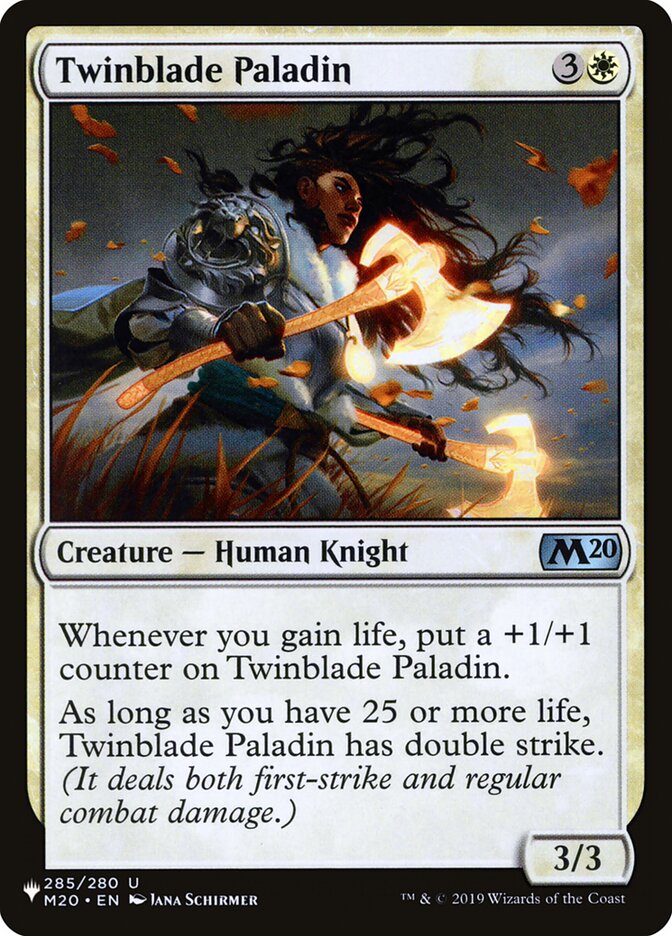 Twinblade Paladin [The List] | The Time Vault CA