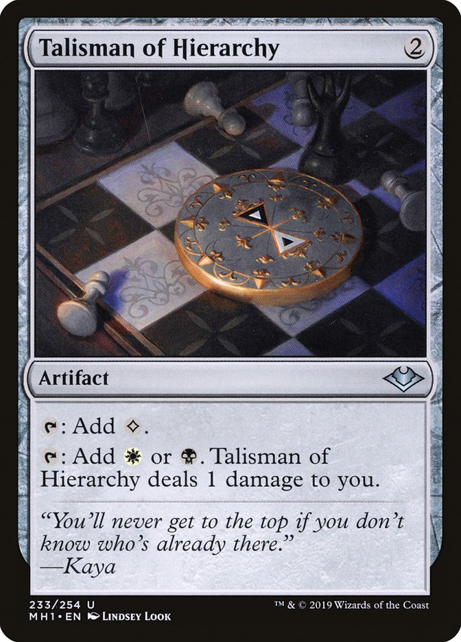 Talisman of Hierarchy [Modern Horizons] | The Time Vault CA