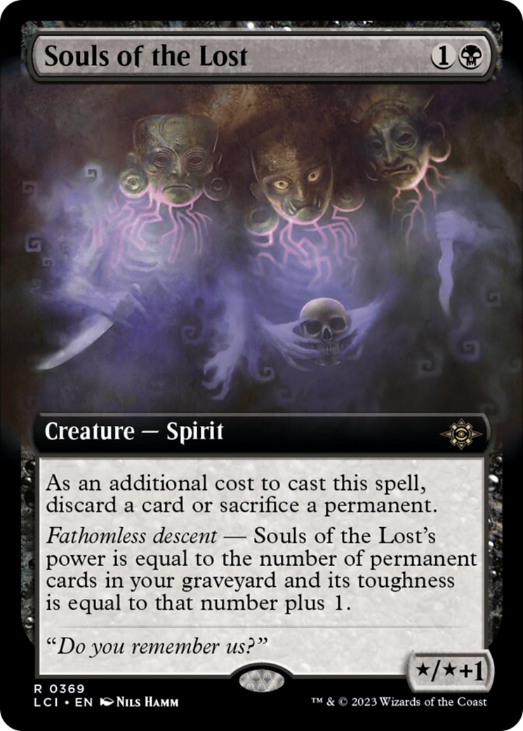 Souls of the Lost (Extended Art) [The Lost Caverns of Ixalan] | The Time Vault CA