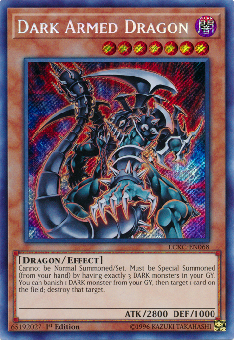 Dark Armed Dragon [LCKC-EN068] Secret Rare | The Time Vault CA
