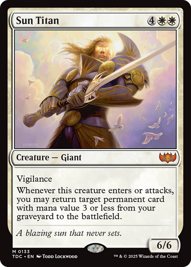 Sun Titan [Tarkir: Dragonstorm Commander] | The Time Vault CA
